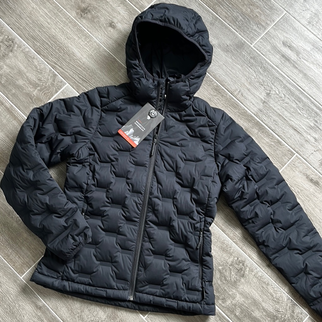Mountain Hardwear Women’s Stretchdown Ds Hooded Jacket Black Nwt